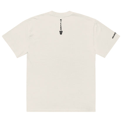 Oversized faded t-shirt white