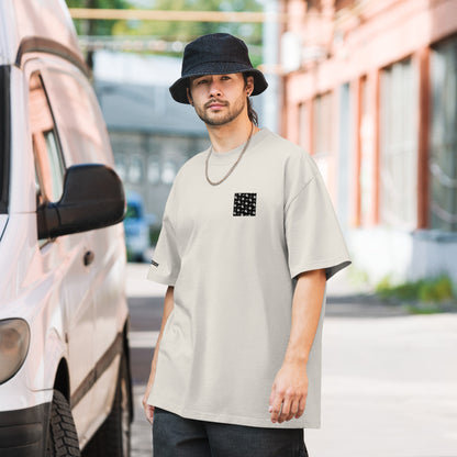 Oversized faded t-shirt white